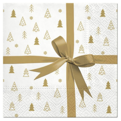 Lot de 20 serviettes en papier Xmas  (33x33cm)