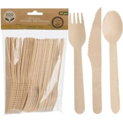 Set de 48 couverts écologiques