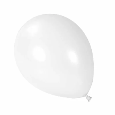 Lot de 10 ballons blanc - 'Rire & Confetti'