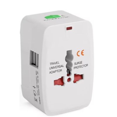 Adaptateur Universel de voyage - double port USB