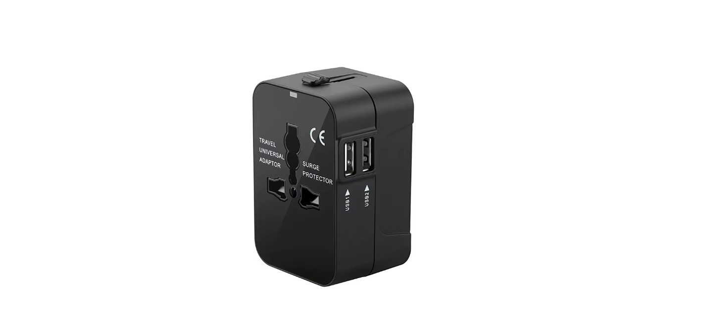Adaptateur Universel de voyage - double port USB