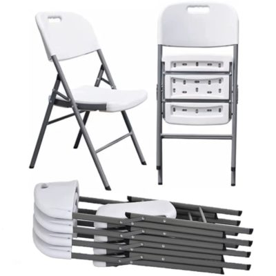 Chaise pliable FIESTA (blanc)
