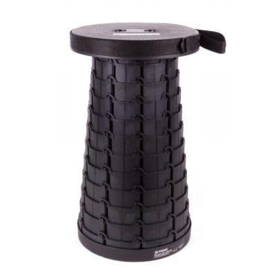 Tabouret télescopique portable noir