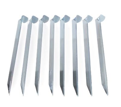 Piquets de tente angle 8 pièces