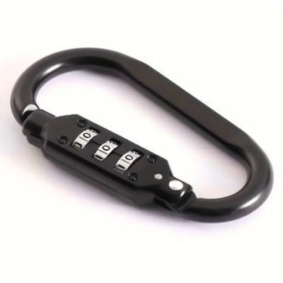 Serrure à combinaison mousqueton à 3 chiffres