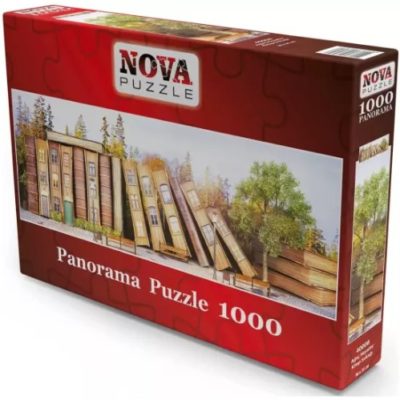 Nova Puzzle Panorama - Rue du Livre 1000 pièces