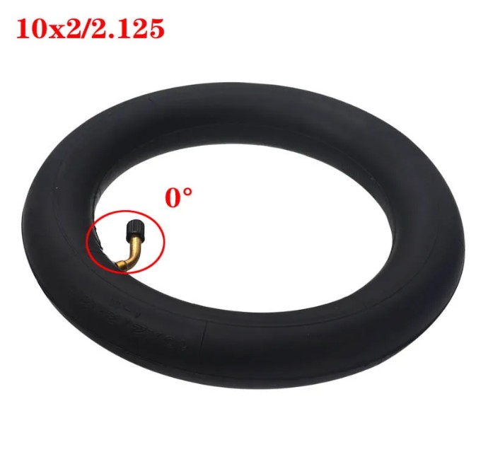 Chambre à air 10 x 2/2.125 valve à 0°