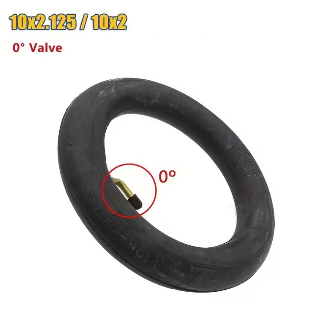 Chambre à air 10 x 2.125 valve à 0°